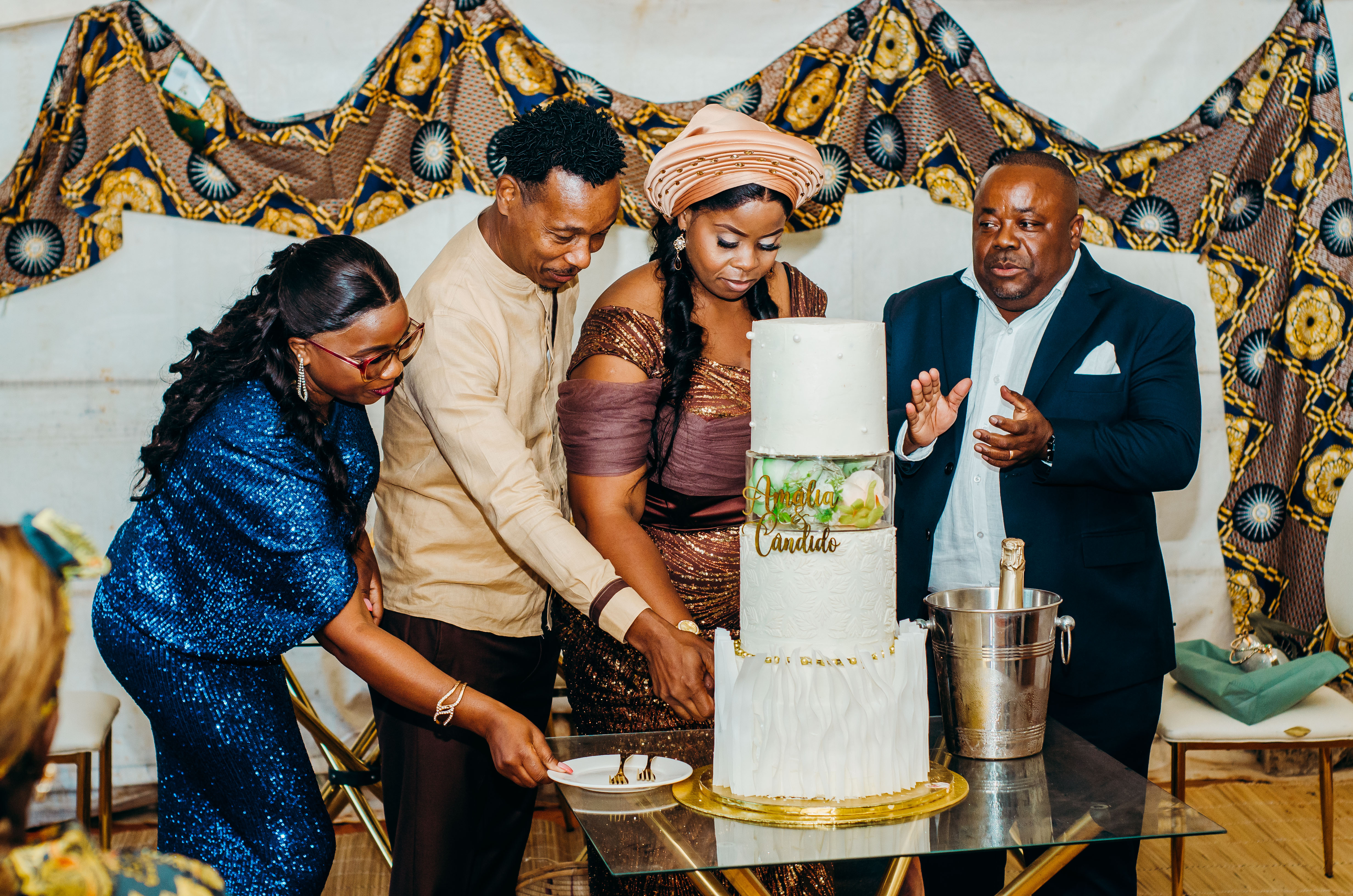 Bolo inglês de casamento — Bolos modernos de casamento