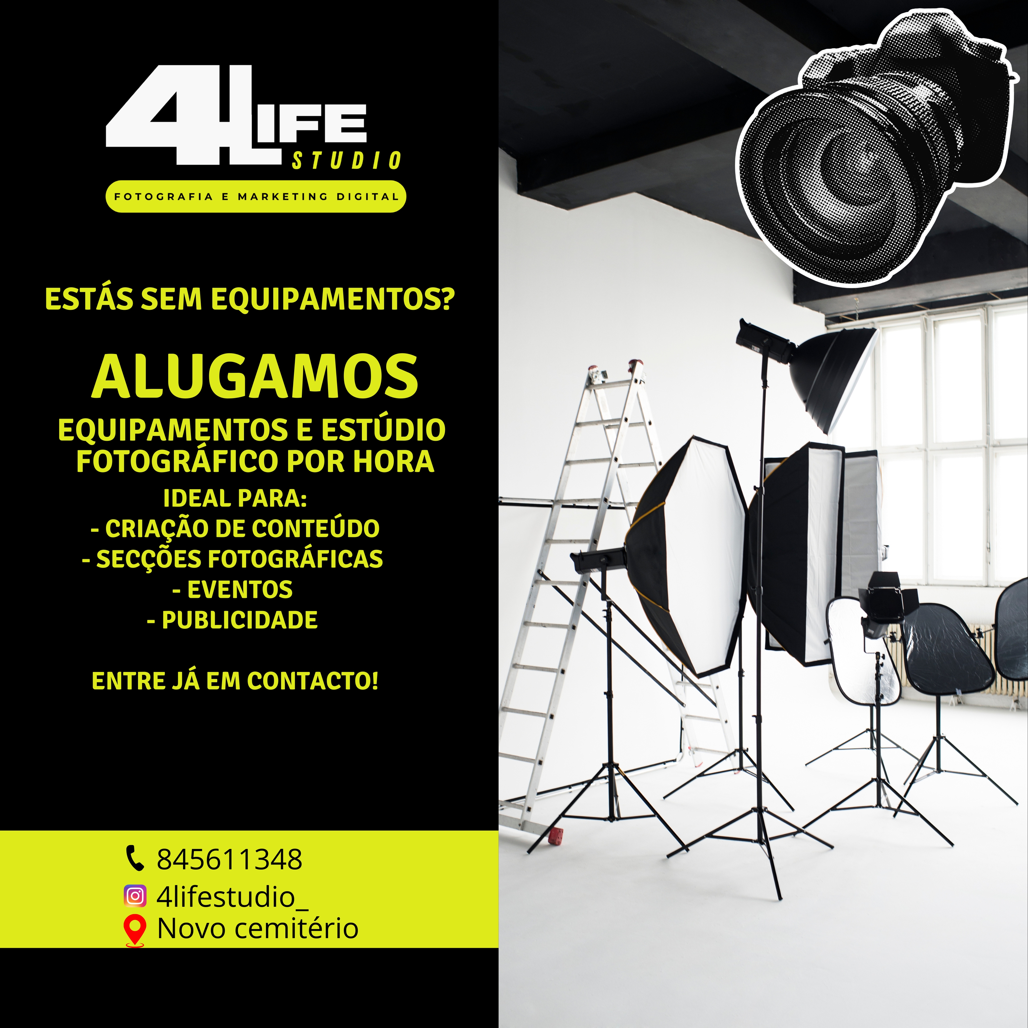 Design gráfico — Estúdio fotográfico