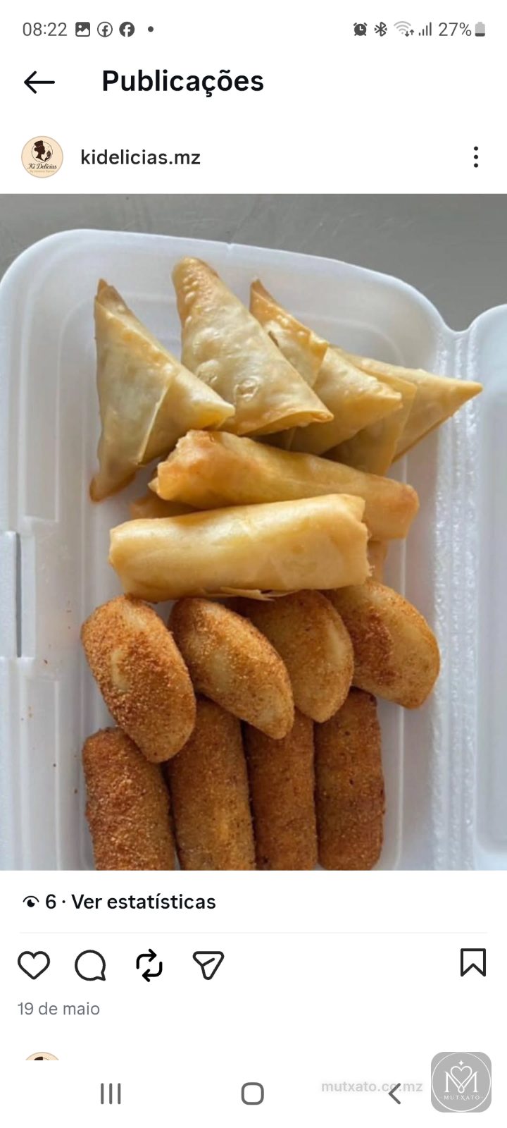 Salgados — Kidelicias. Mz