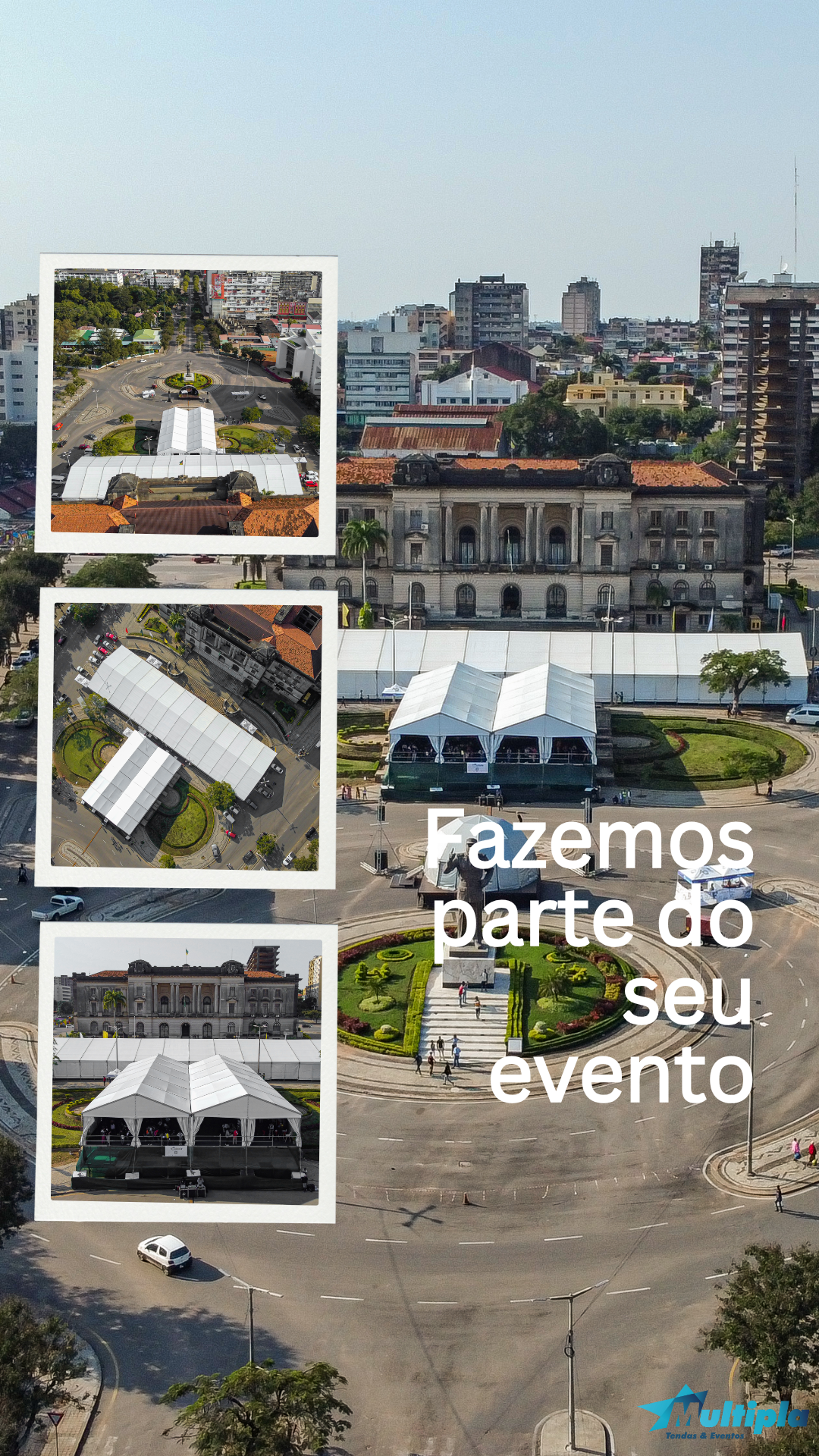 Tendas para eventos — Múltipla, LDA.