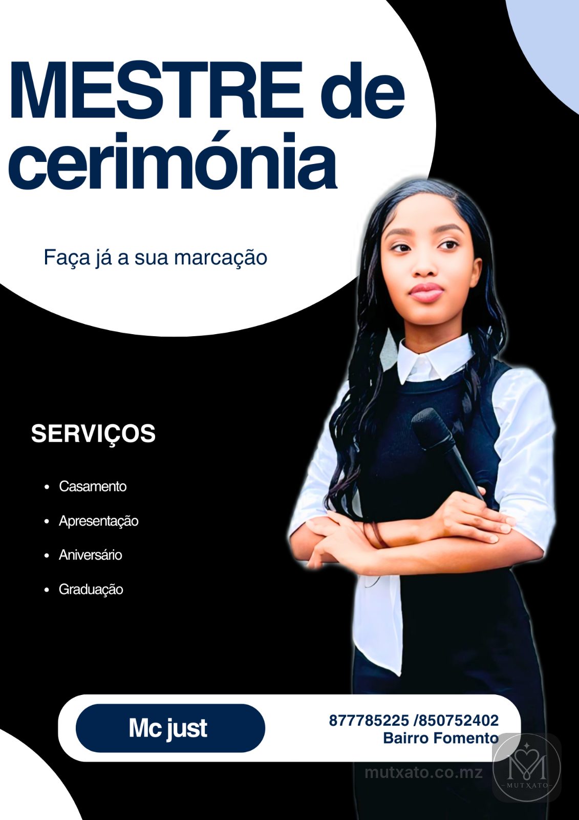 Mc just Ussivane — Mestre de cerimónia